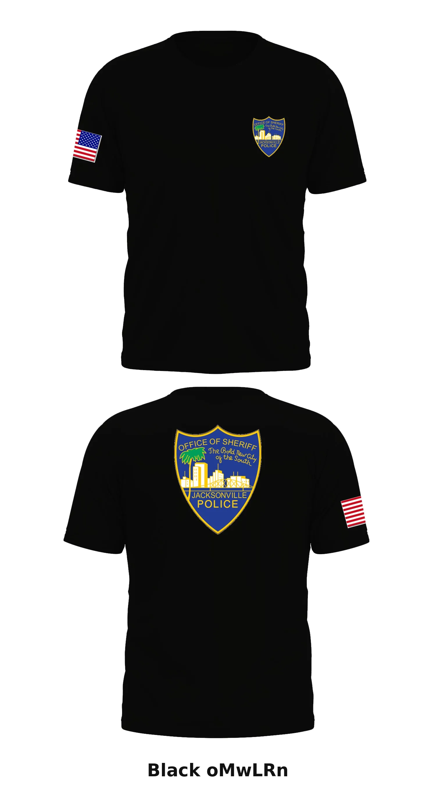 Jacksonville Sheriff’s Office Store 1 Core Men's SS Performance Tee - oMwLRn