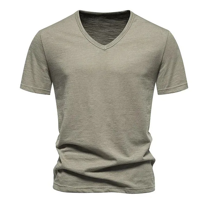 Jake - Casual Bamboo V-Neck T-Shirt for Men