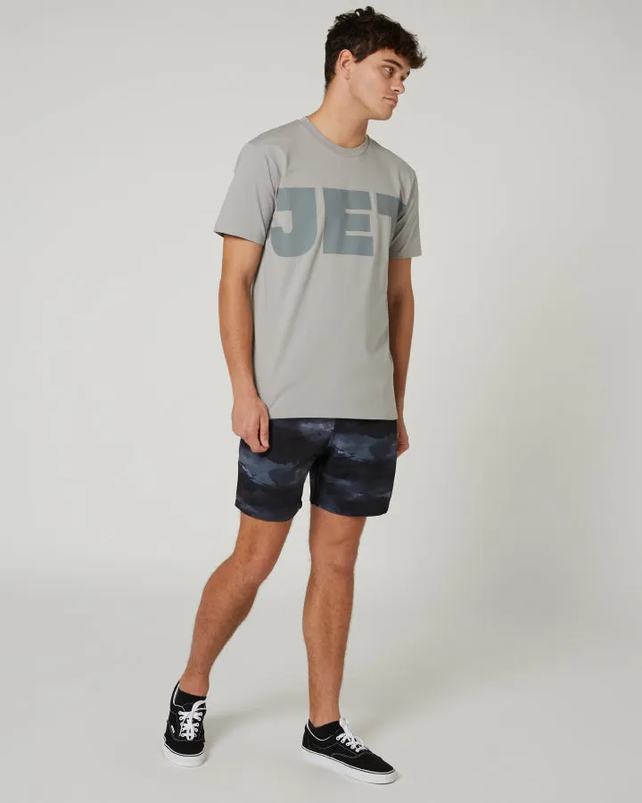 Jetpilot Divided Mens Tee - Grey