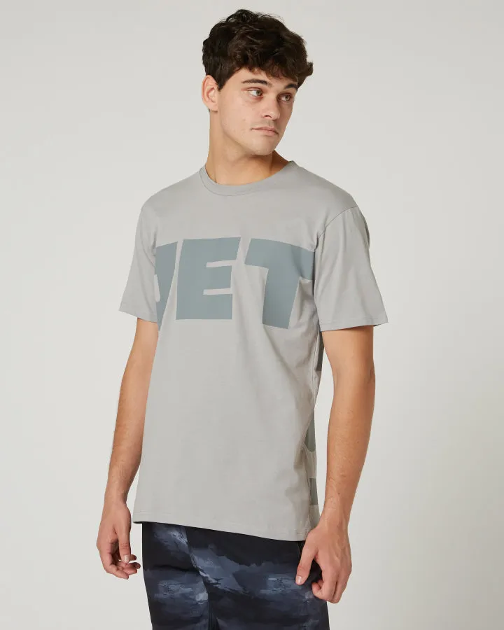 Jetpilot Divided Mens Tee - Grey