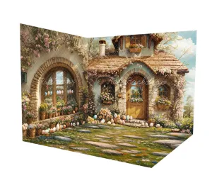 Kate Easter Cottage Floral Eggs Room Set