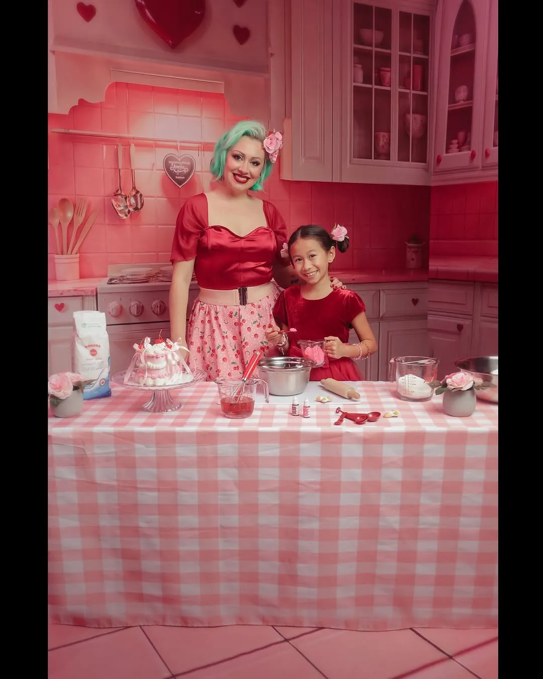 Kate Valentine Barbie Pink Kitchen Room Set