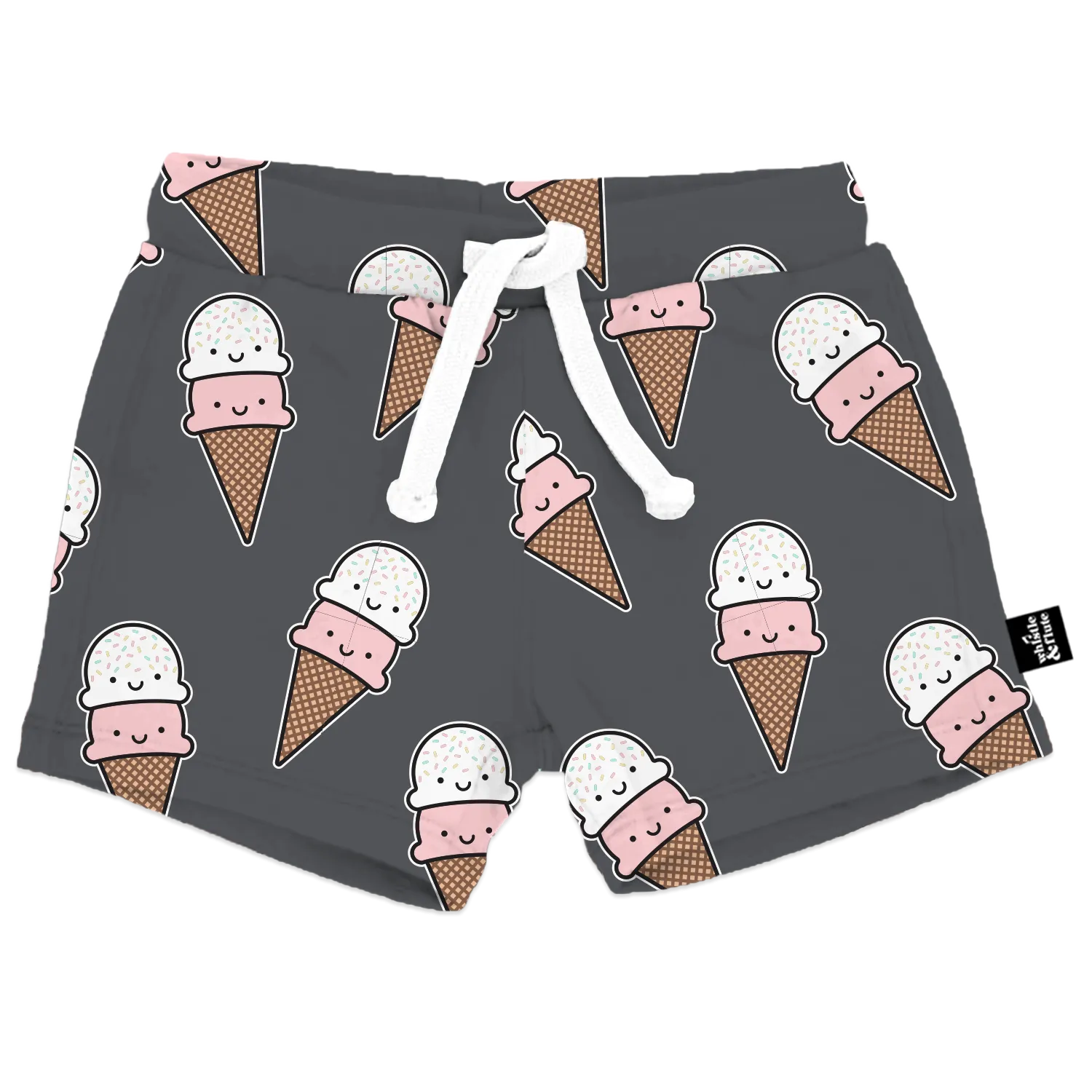 KAWAII ICE CREAM SPRINKLES BAMBOO DRAWSTRING SHORTS