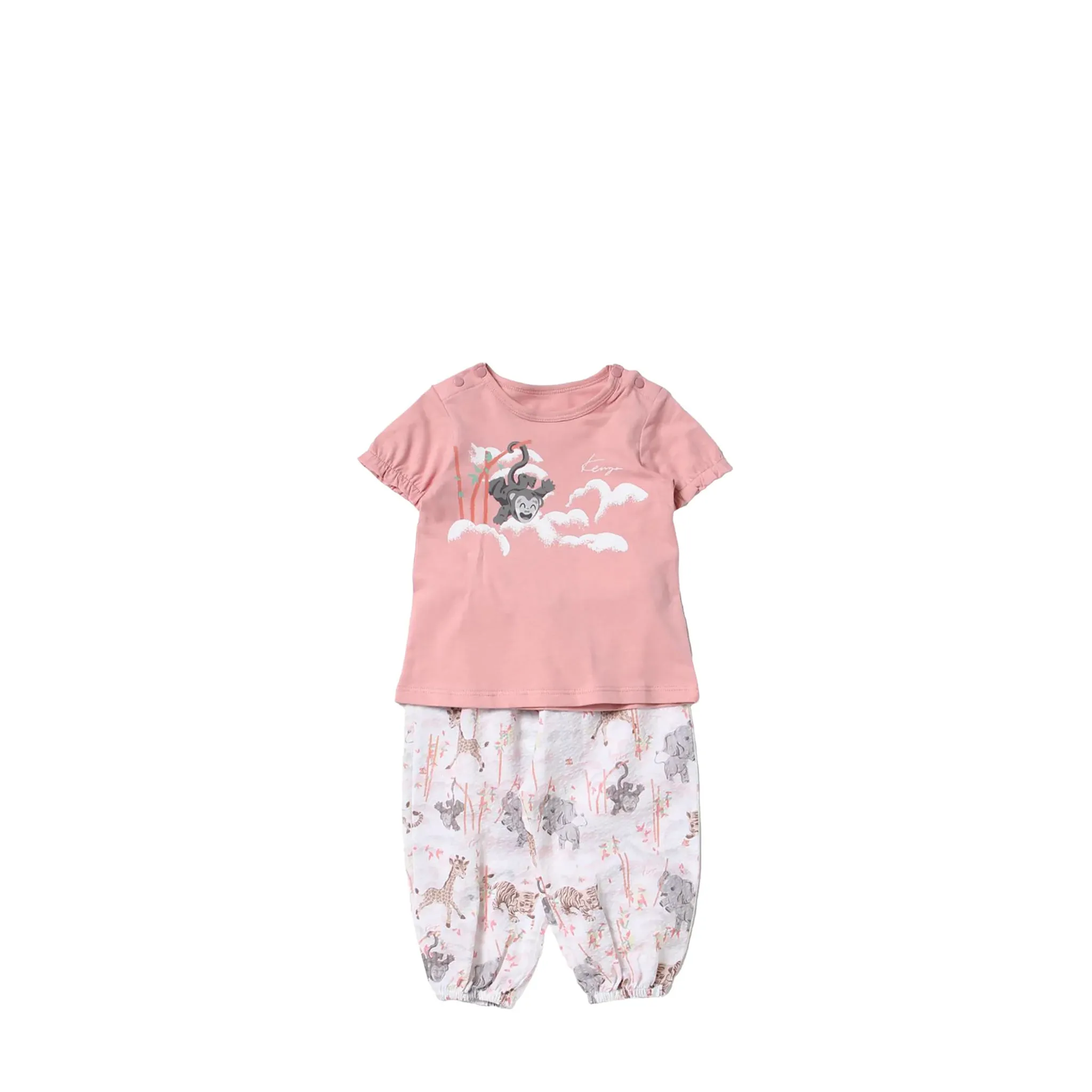 Kenzo Kids Infants Animal T-Shirt/Pants Set