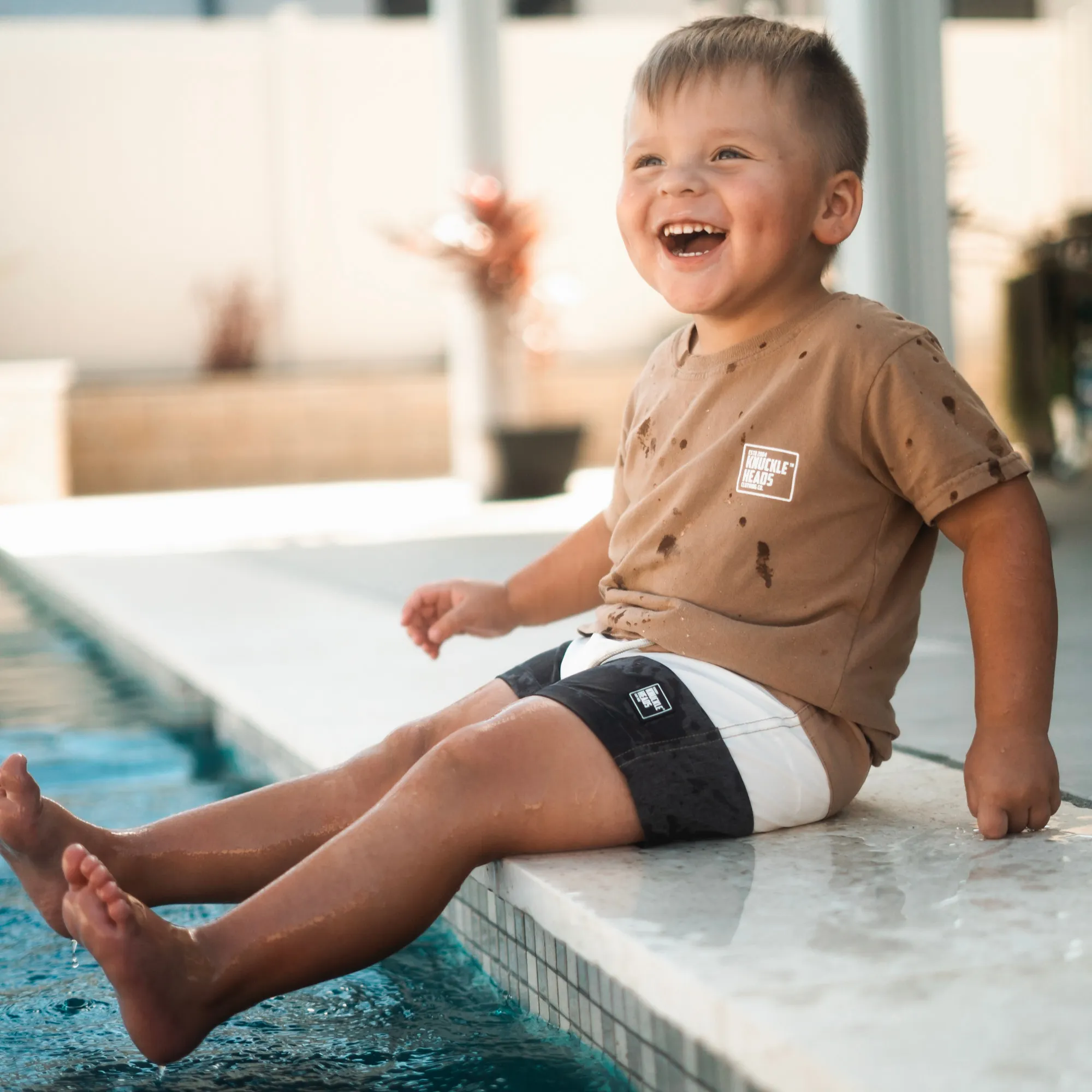 Kids graphic tees | All Good  Caramel Tshirt | Knuckleheads Clothing