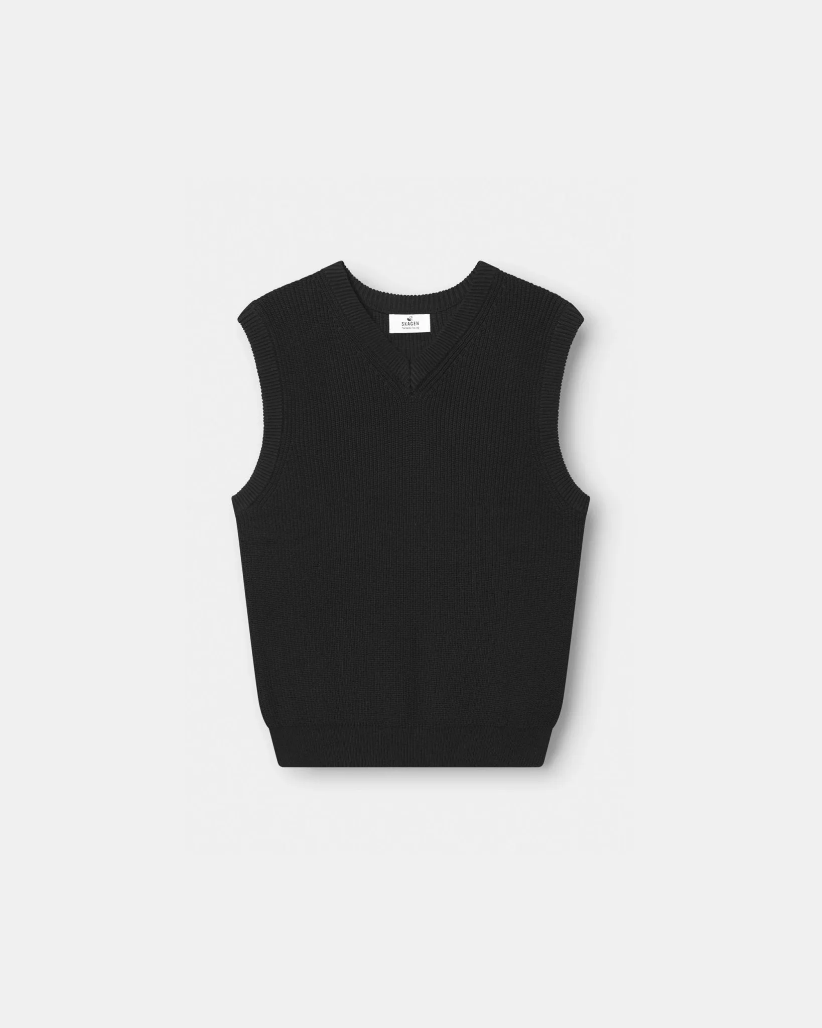 Knitted Vest Black