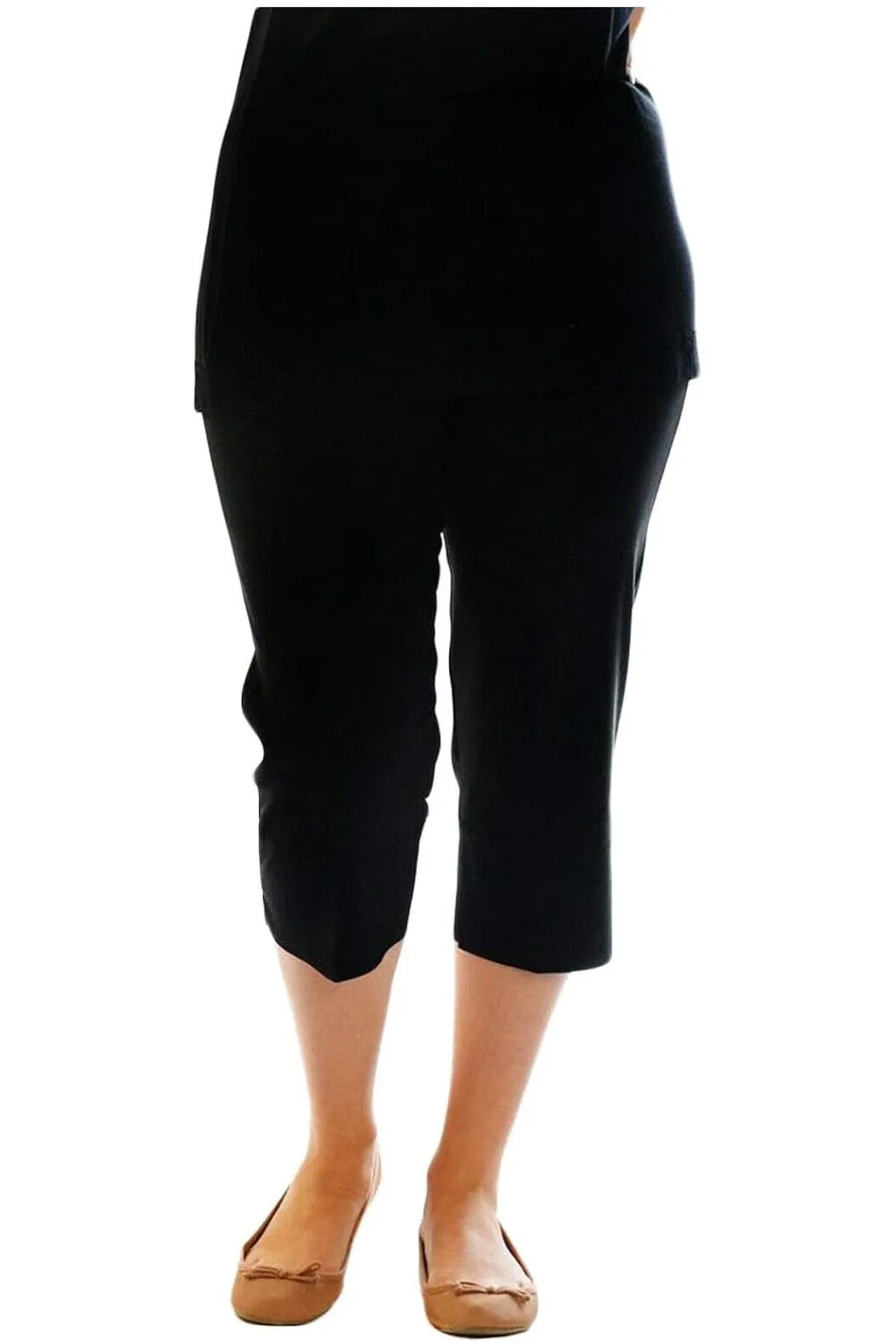Ladies 3/4 Elasticated Trouser Shorts