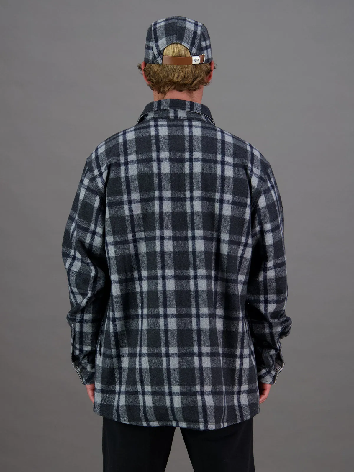 LANDING CHECK JACKET - GRAPHITE CHECK