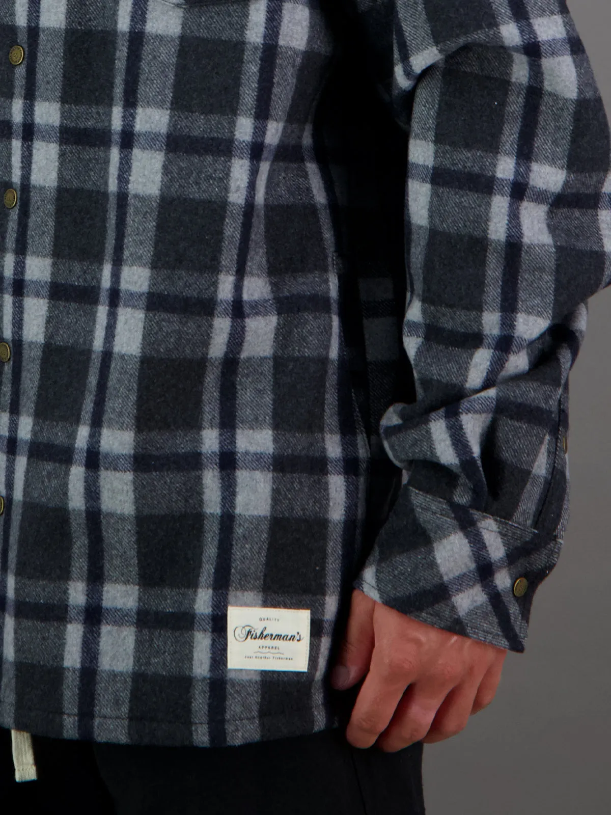 LANDING CHECK JACKET - GRAPHITE CHECK