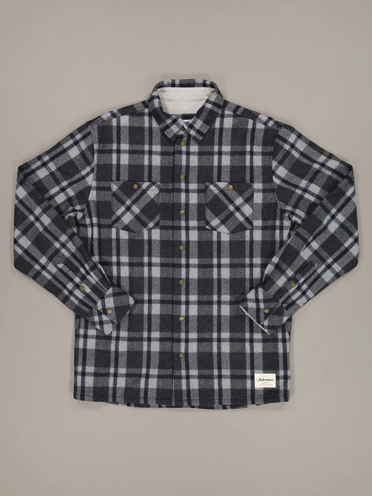 LANDING CHECK JACKET - GRAPHITE CHECK