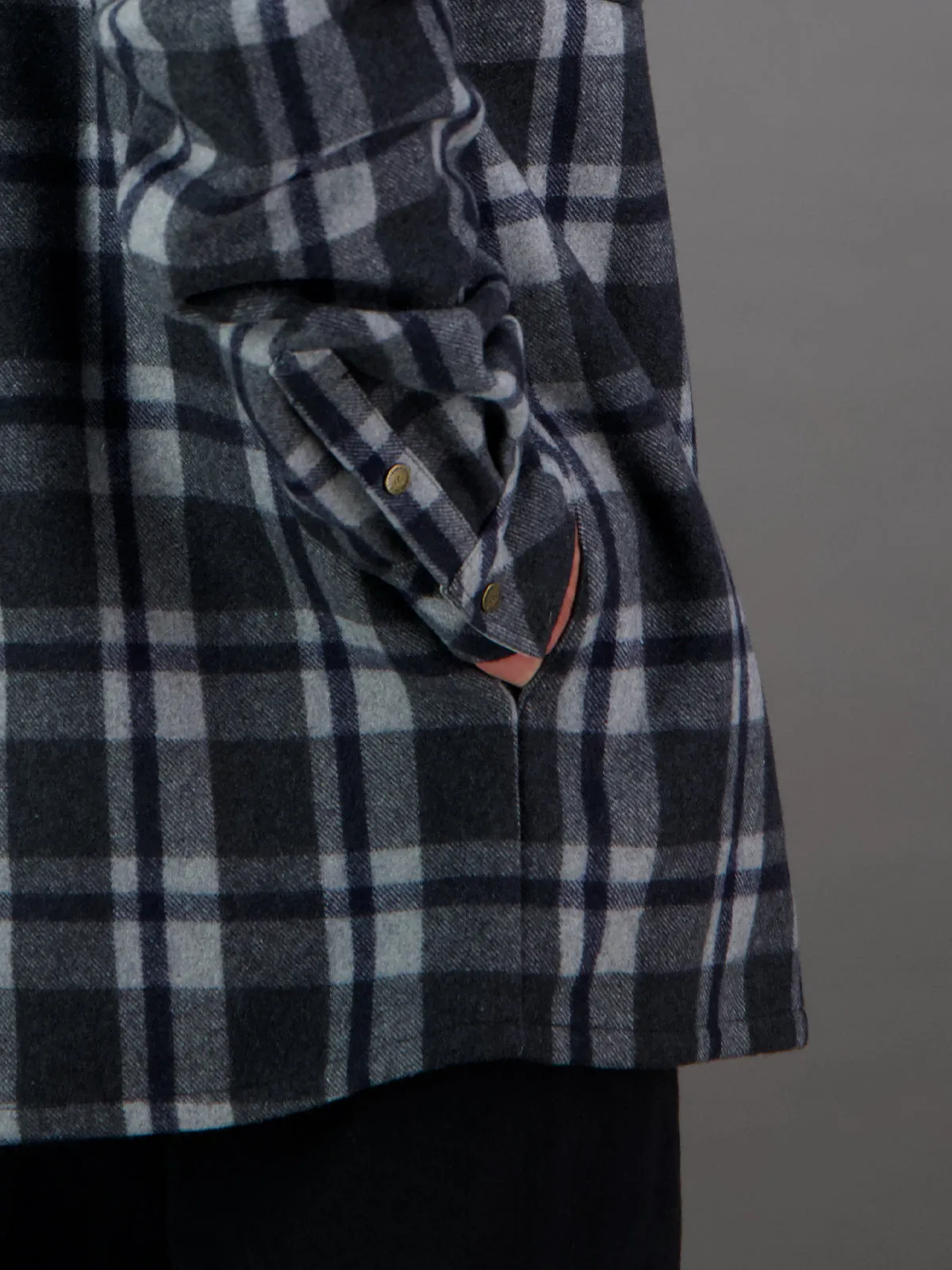 LANDING CHECK JACKET - GRAPHITE CHECK