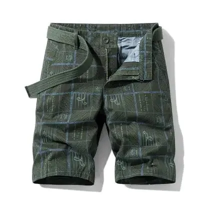 Ledger Print Shorts