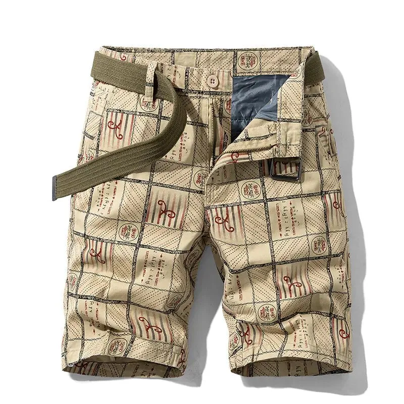 Ledger Print Shorts