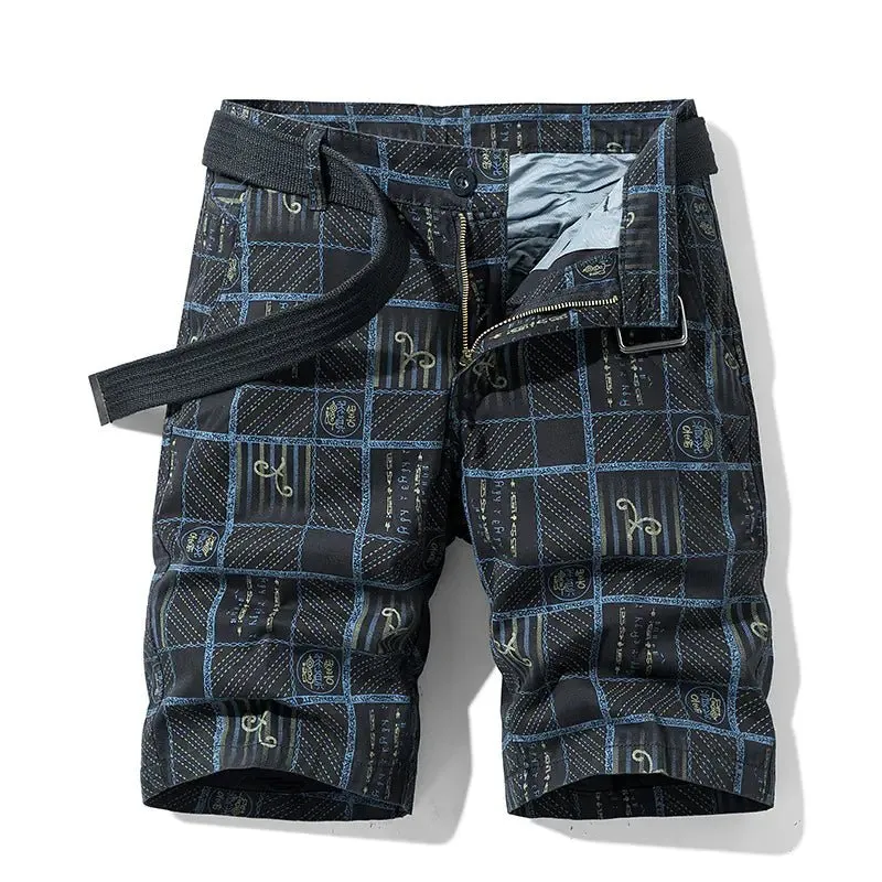 Ledger Print Shorts