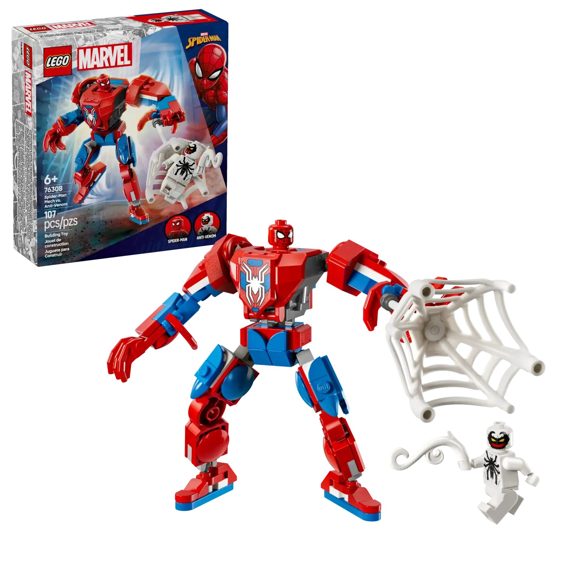 Lego Spider-Man Mech vs. Anti-Venom  (76308)