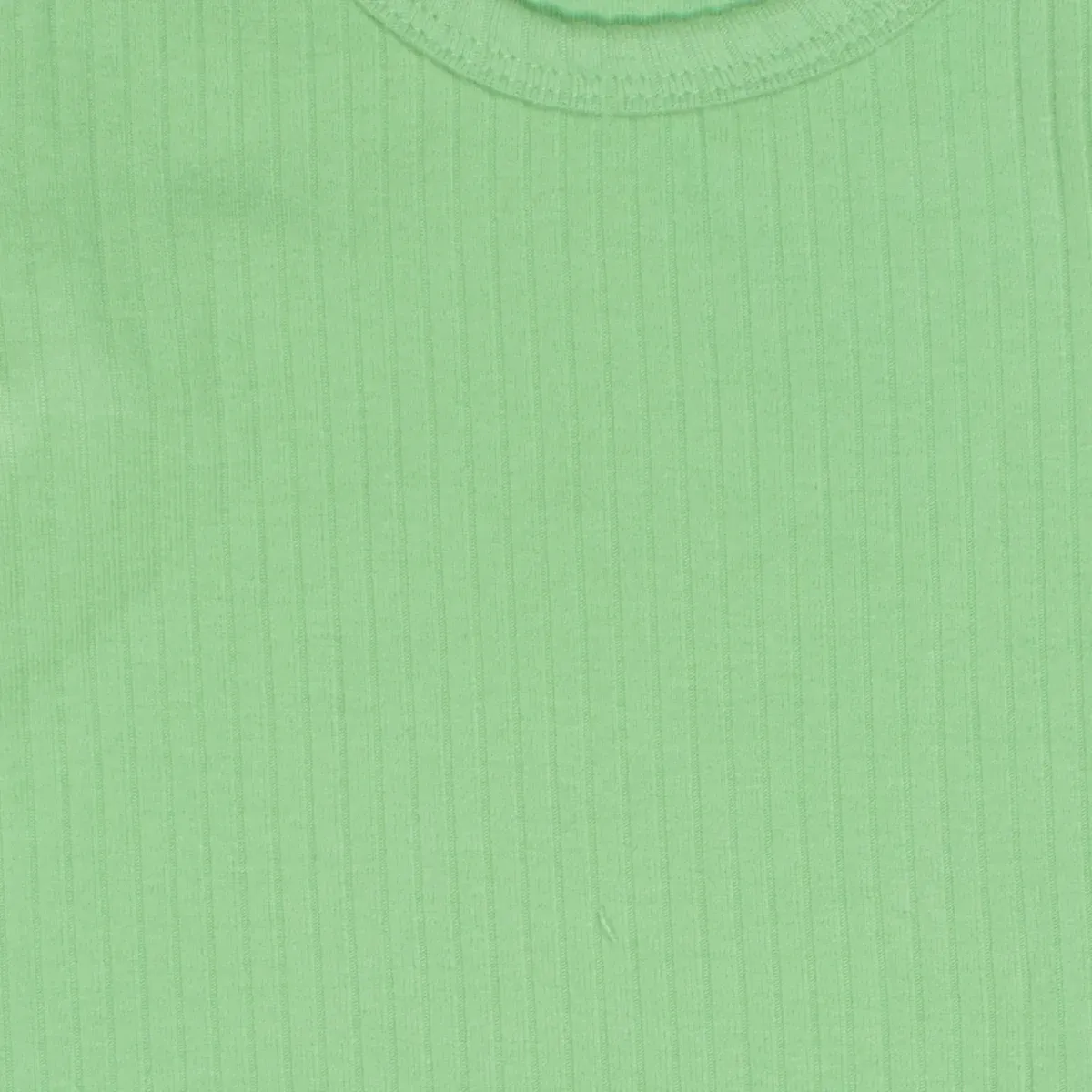 Lime Green Ribbed Top & Shorts Set