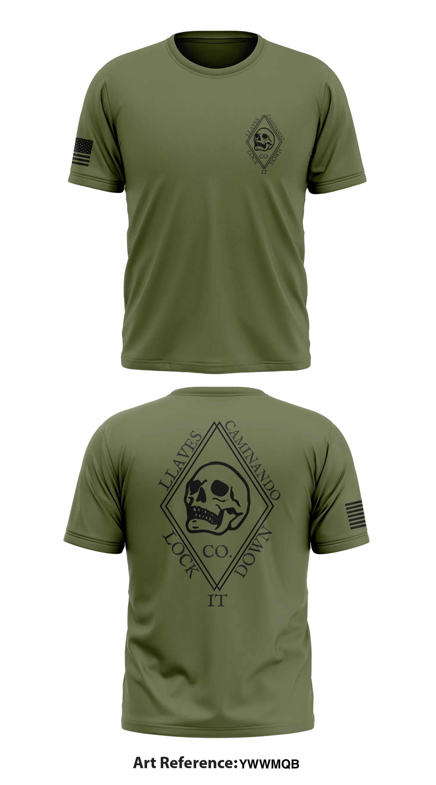 Lock It Down Co. Store 1 Core Men's SS Performance Tee - YWwmqB
