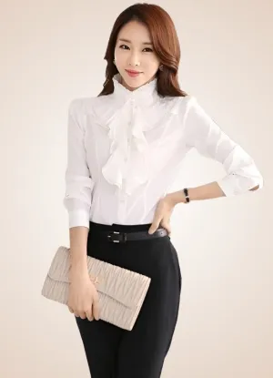 Long Sleeve Victorian Ruffled Shirt