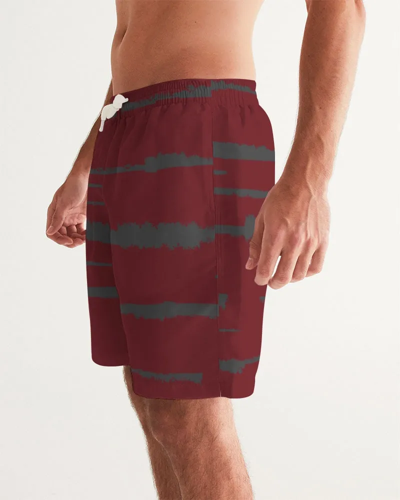 Love Red Masculine Swim Trunk