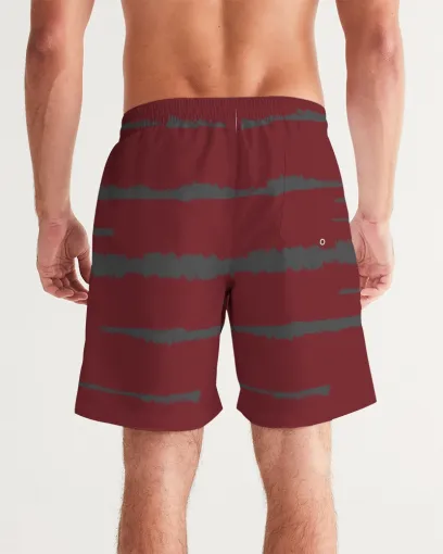 Love Red Masculine Swim Trunk
