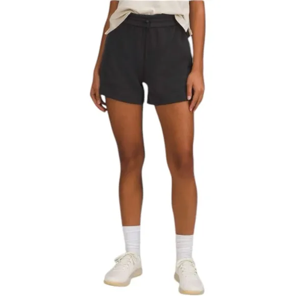 Lululemon Athletica Black Hi Rise Softstream Shorts LIKE NEW Size 4