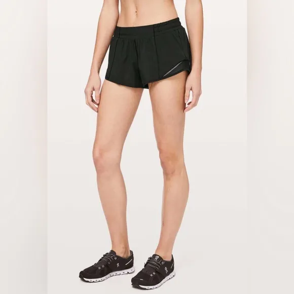 Lululemon Hotty Hot Short II *2.5&quot; Black