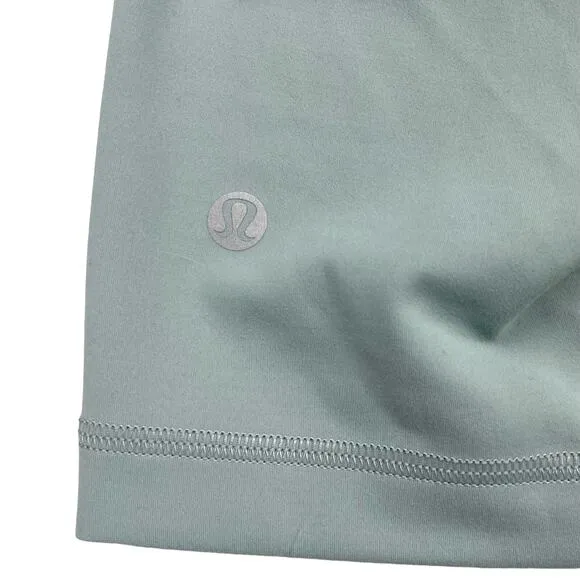 LULULEMON Wunder Train Contour Fit High-Rise Short 8&quot; Sz 4 Misty Glade