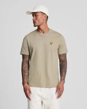Lyle & Scott Plain T-Shirt In Sage Uniform