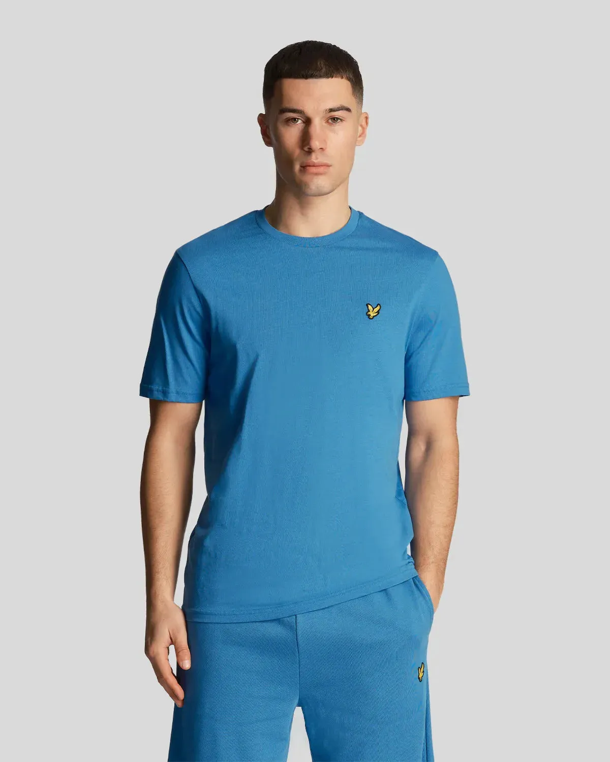 Lyle & Scott Plain T-Shirt In Spring Blue