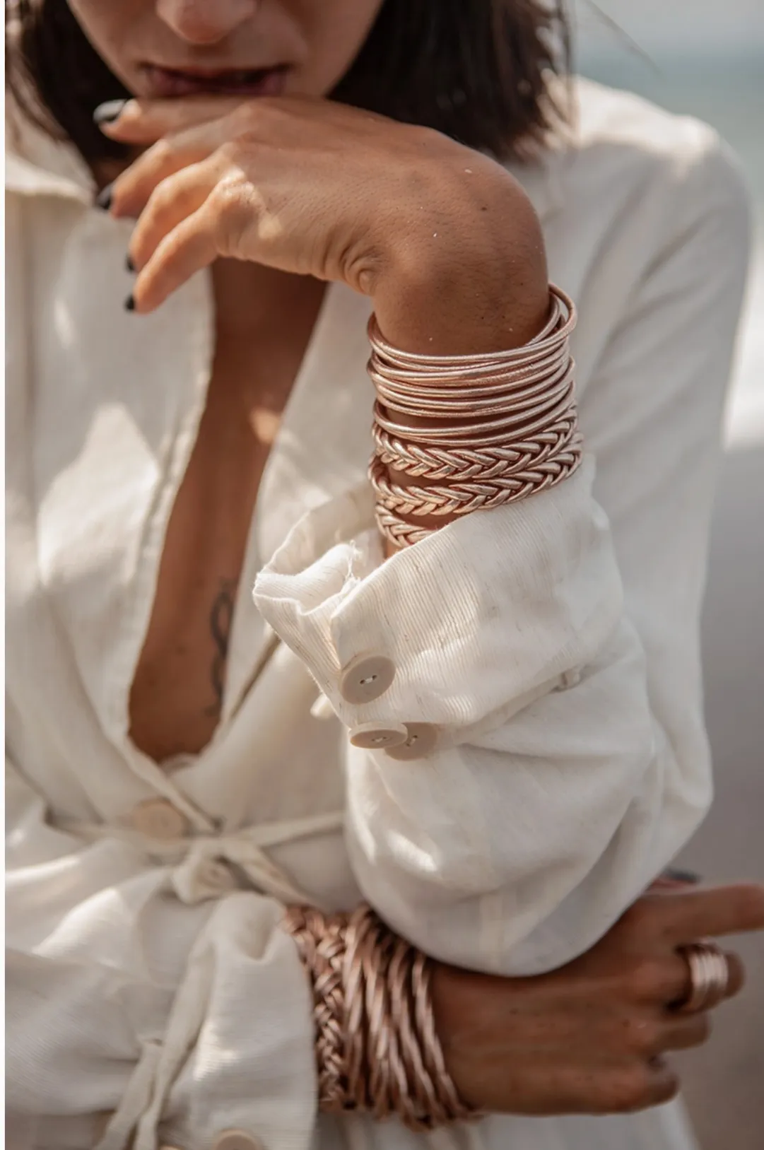 Mantra Braided Bracelet