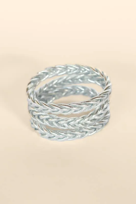 Mantra Braided Bracelet