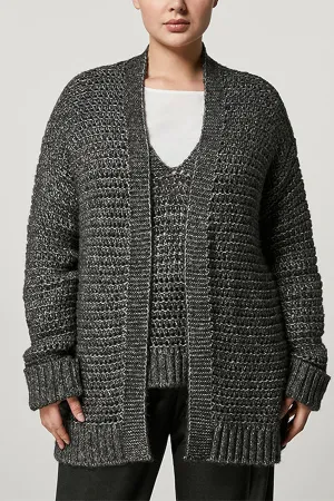 MAPO WOOL-BLEND MAXI CARDIGAN