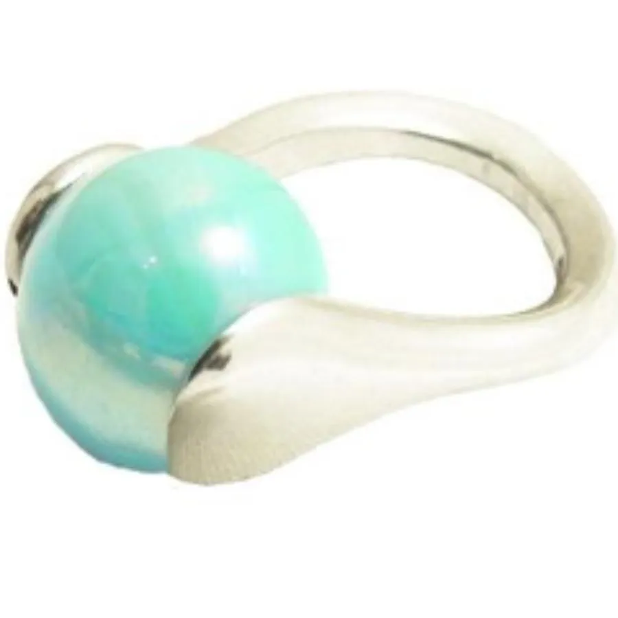 Marble Lotus Ring