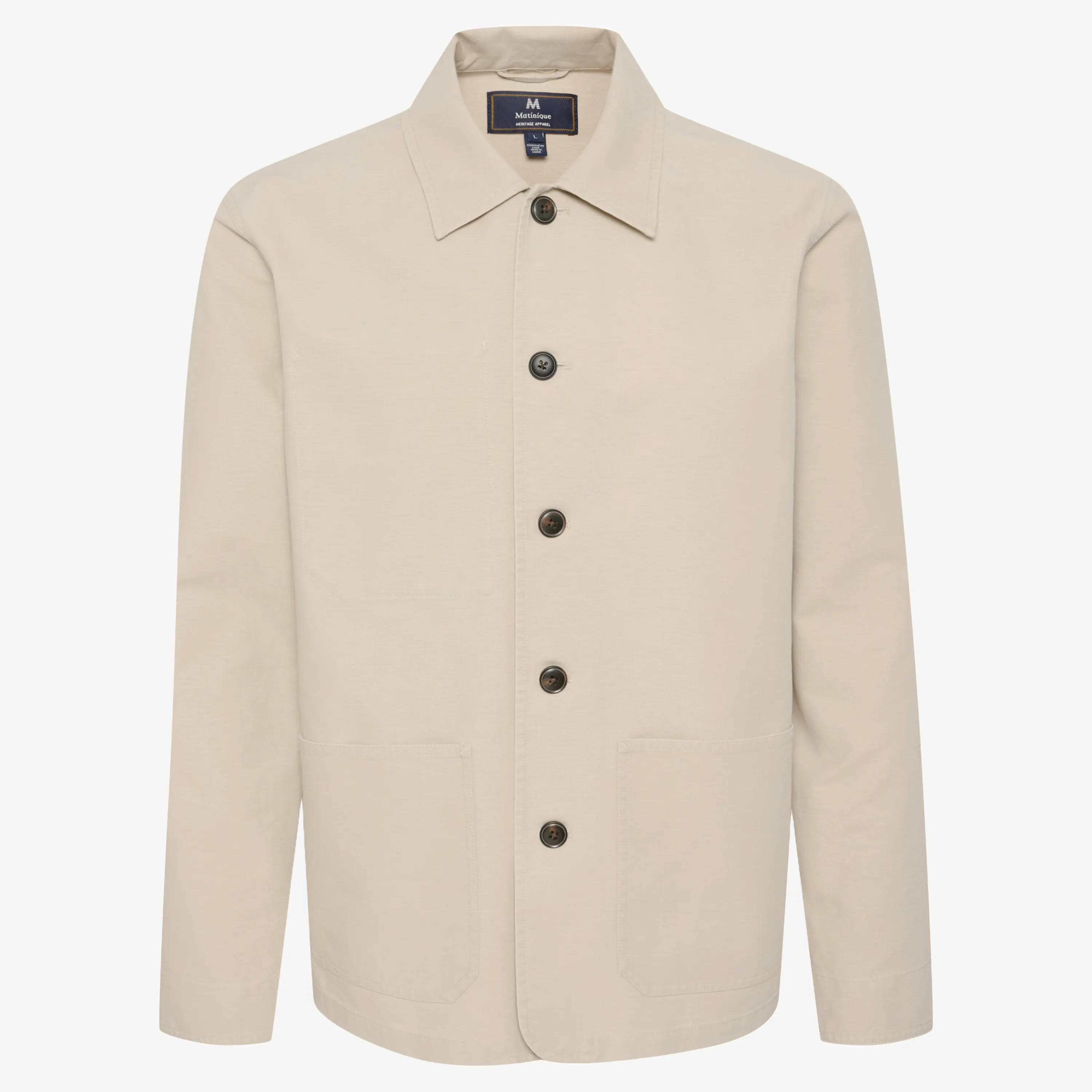 Matinique MAshay Heritage Overshirt - Plaza Taupe