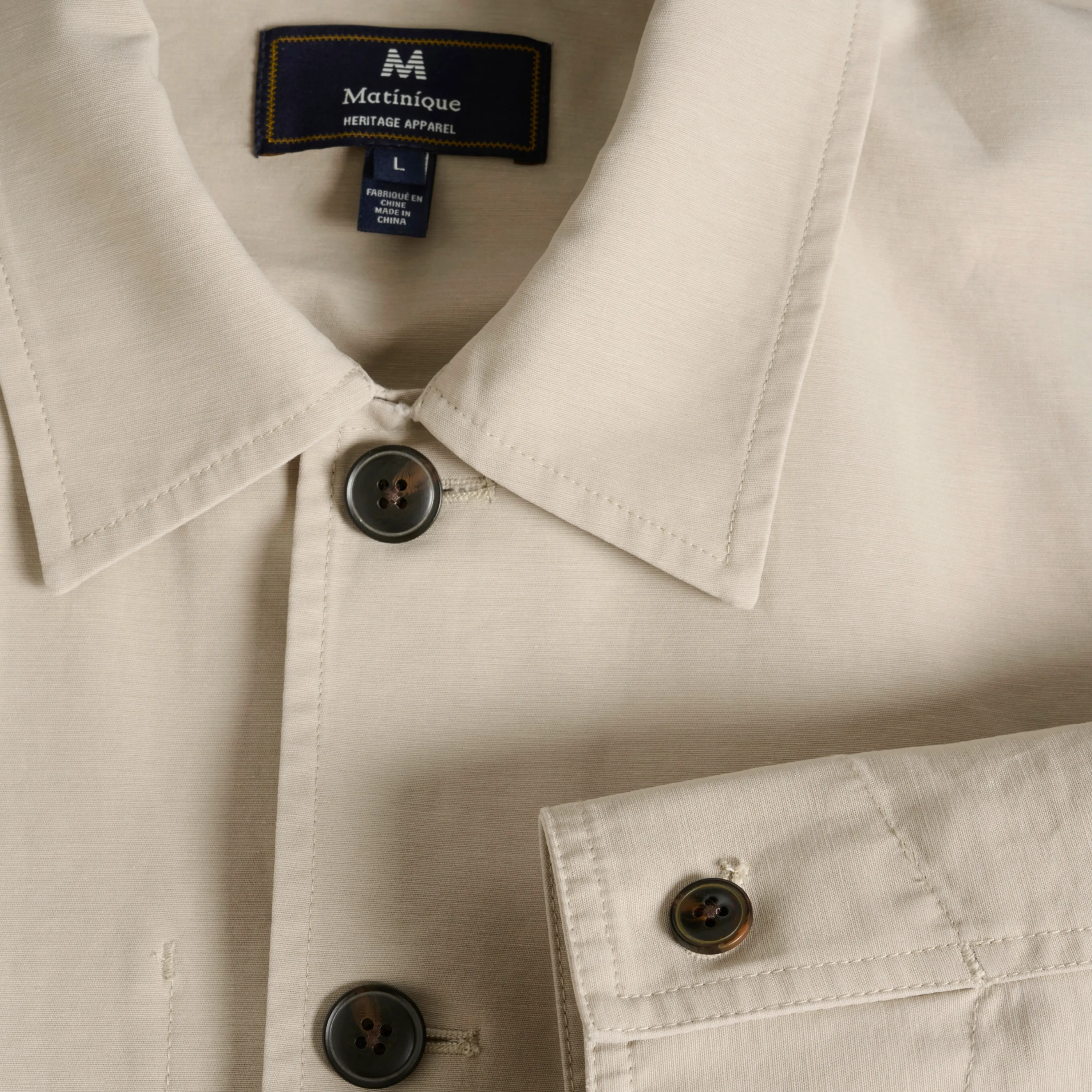 Matinique MAshay Heritage Overshirt - Plaza Taupe