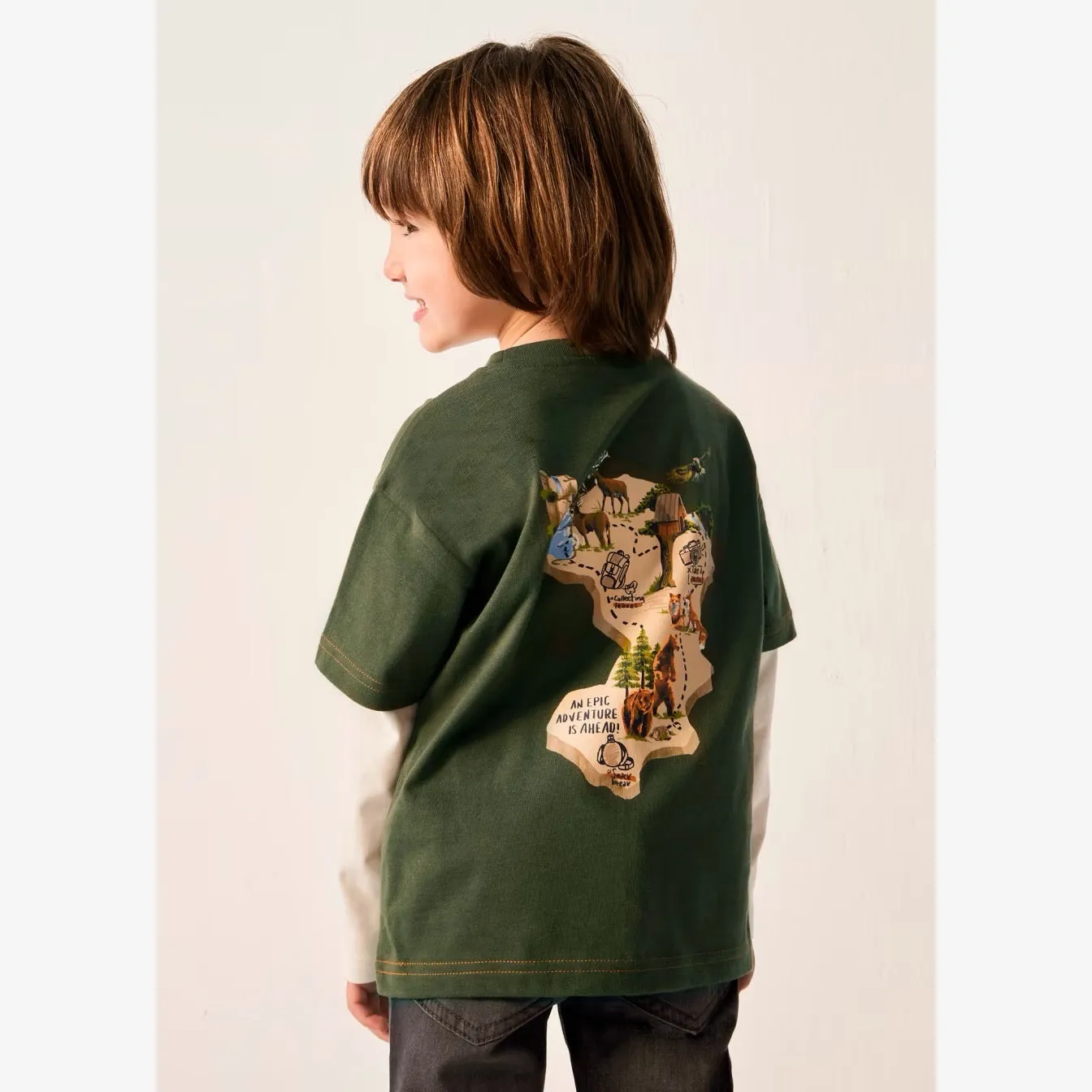 Mayoral Boys Double Layered T-Shirt 4022
