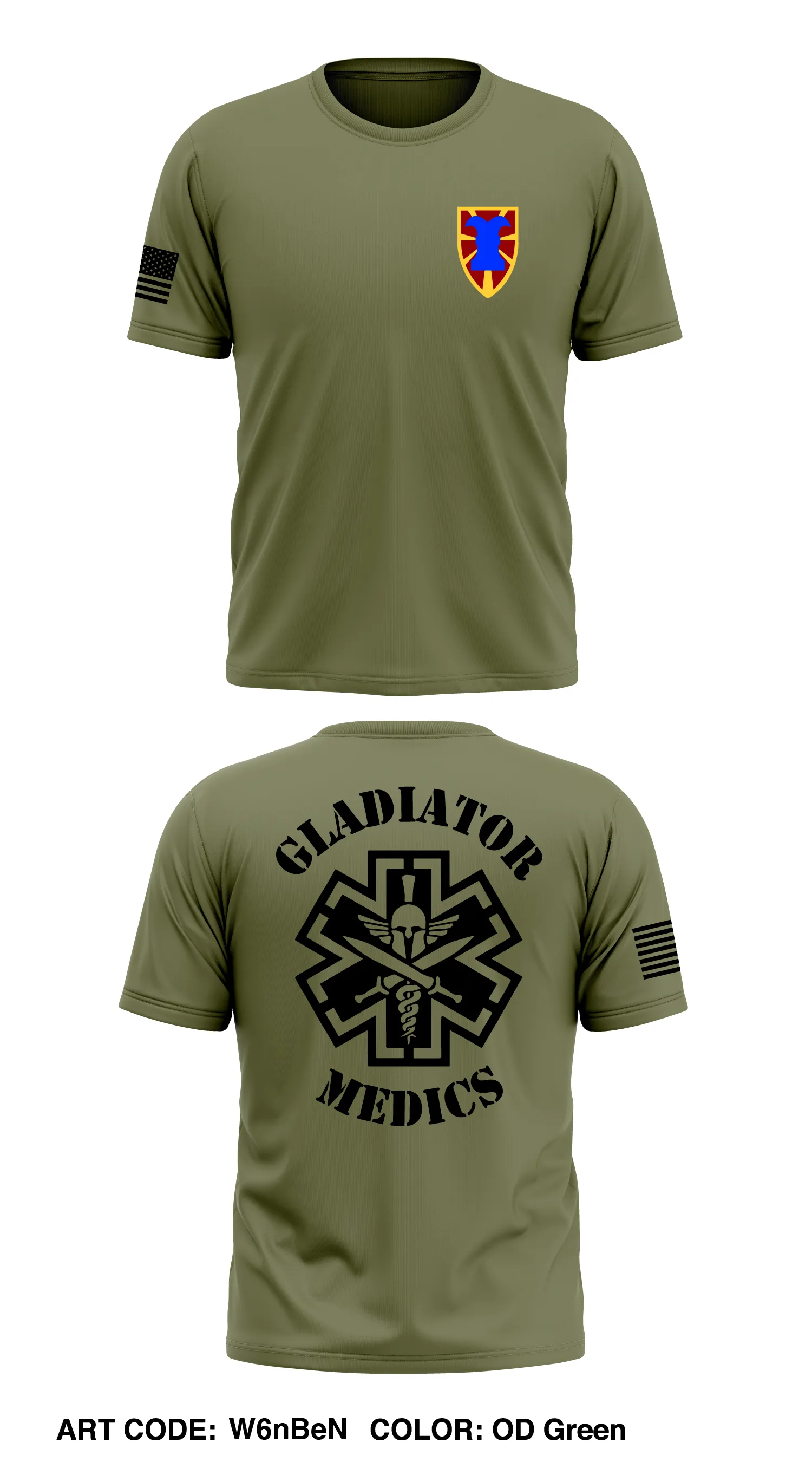 Medics, HHC, 7 TBX Store 1 Core Men's SS Performance Tee - W6nBeN
