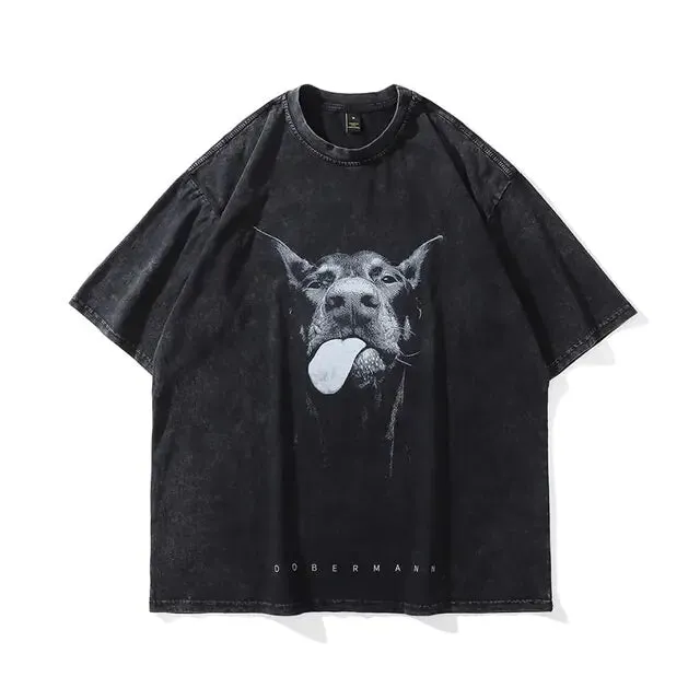 Men Gothic T-shirts Hip Hop Streetwear
