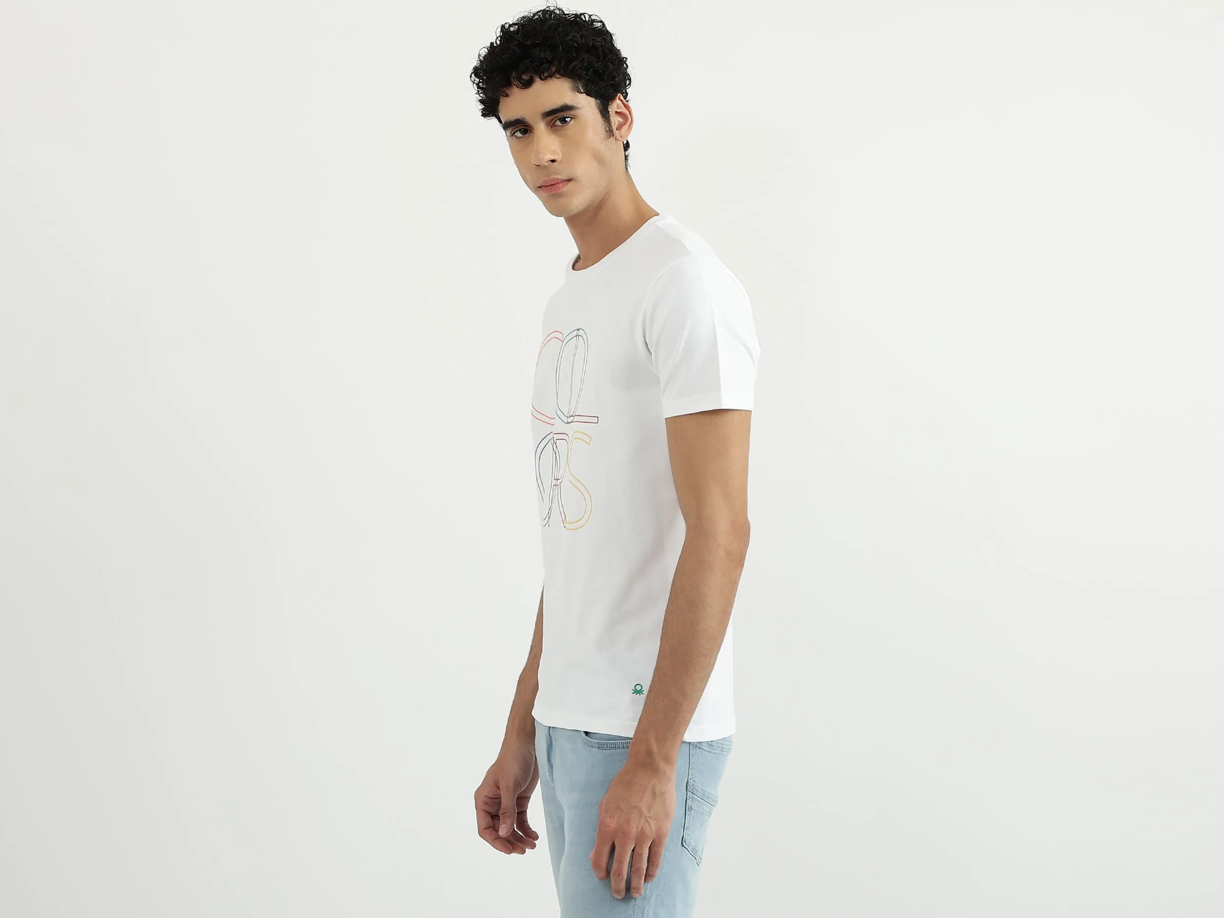 Men Printed Round Neck T-Shirt