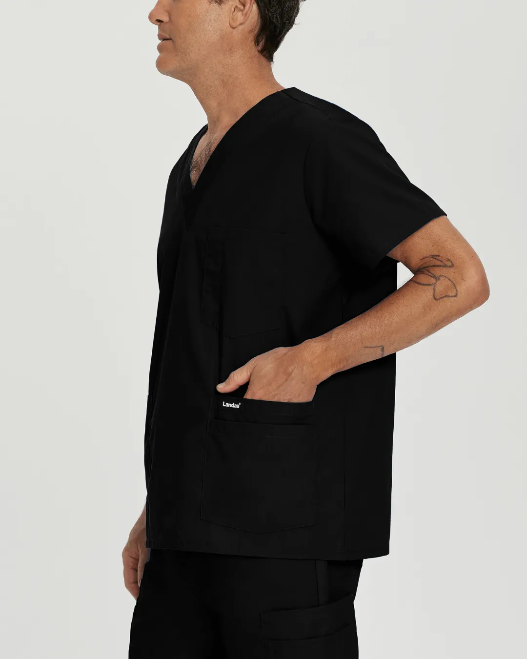 Men's Essentials Scrub Set - Black