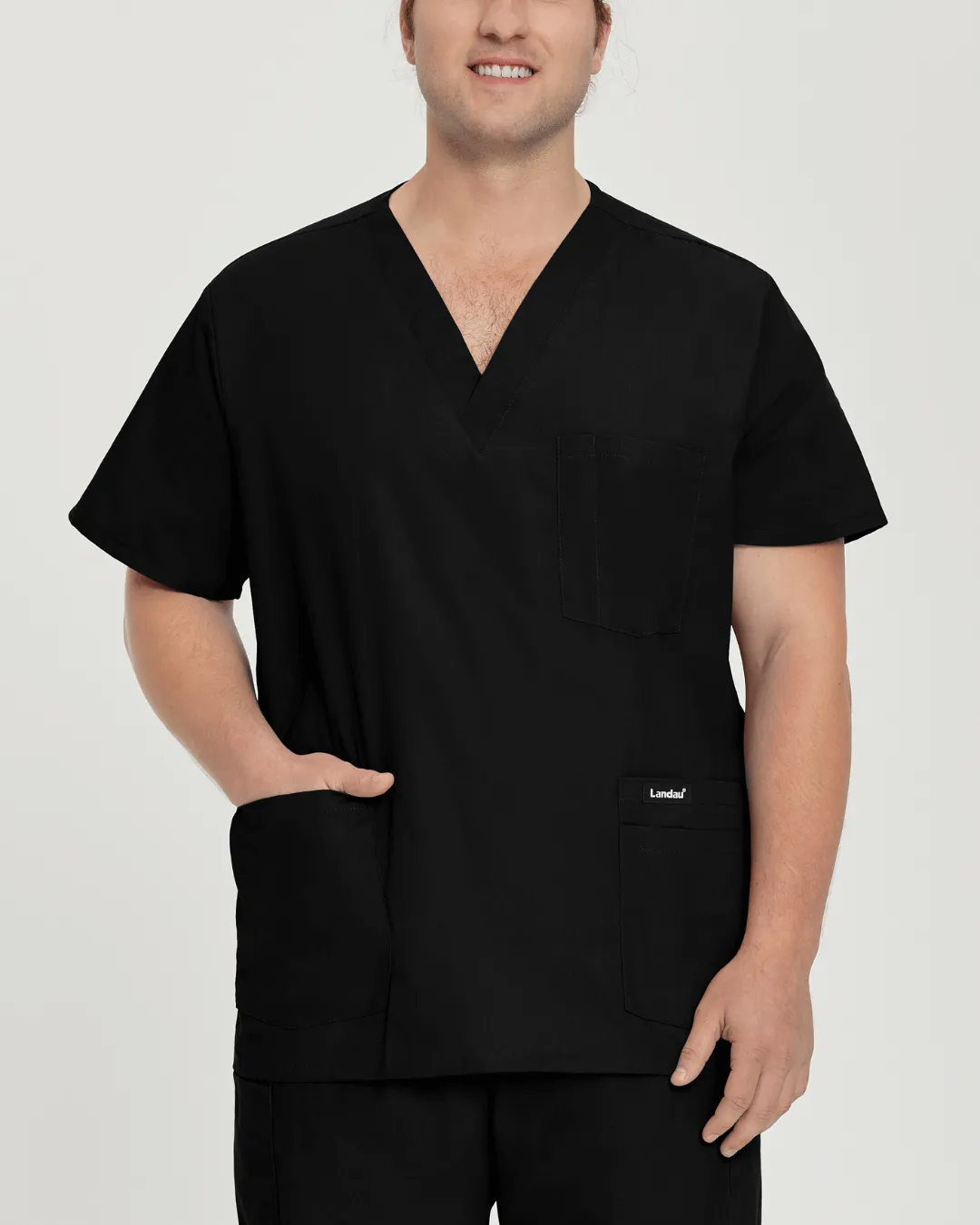 Men's Essentials Scrub Set - Black