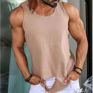 Men'S Fashion Street Cotton Vest