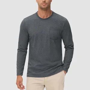 Men's Long Sleeve Pocket T-Shirt
