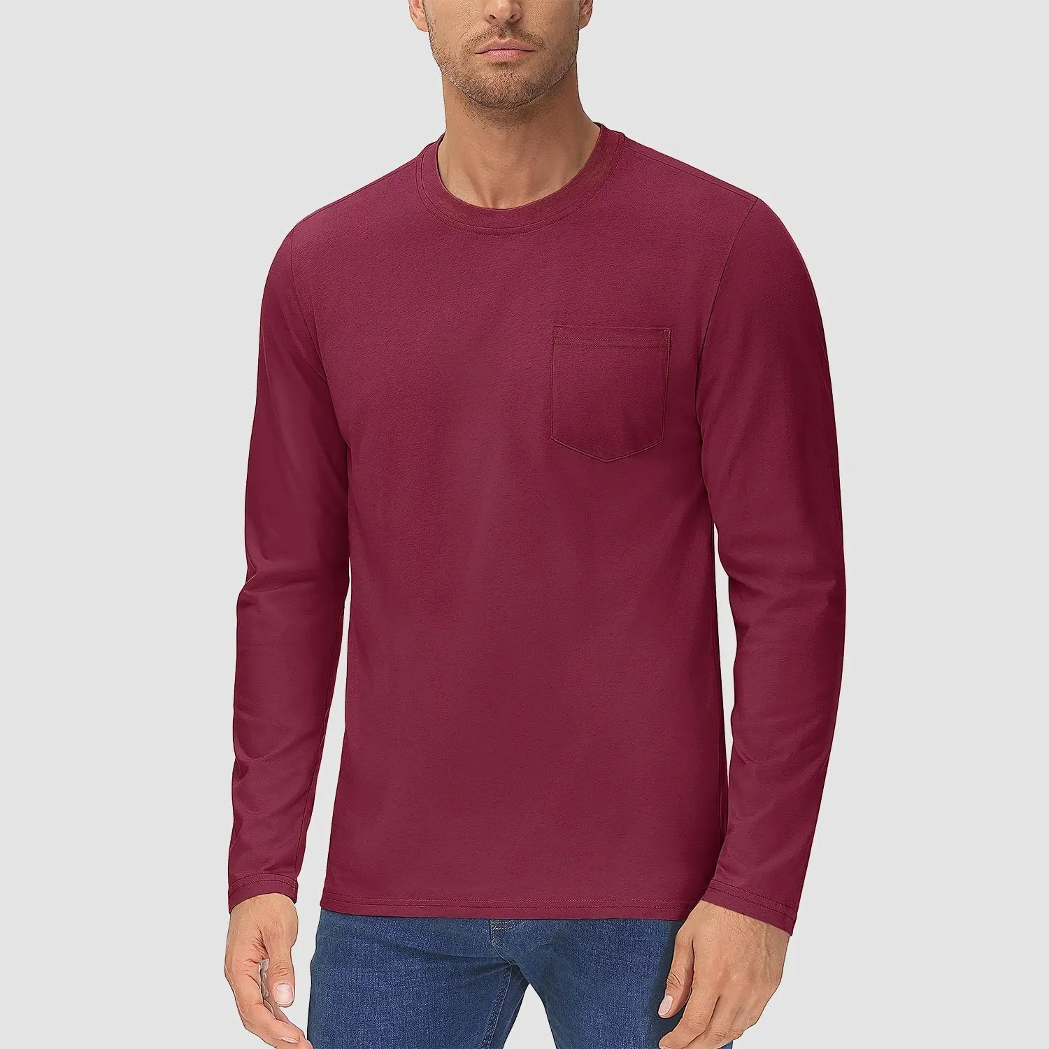 Men's Long Sleeve Pocket T-Shirt
