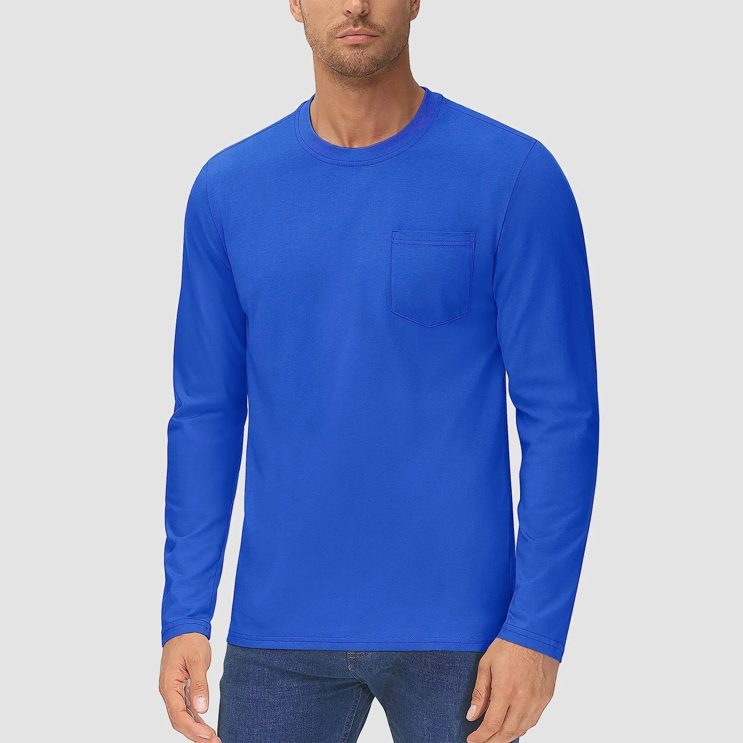 Men's Long Sleeve Pocket T-Shirt