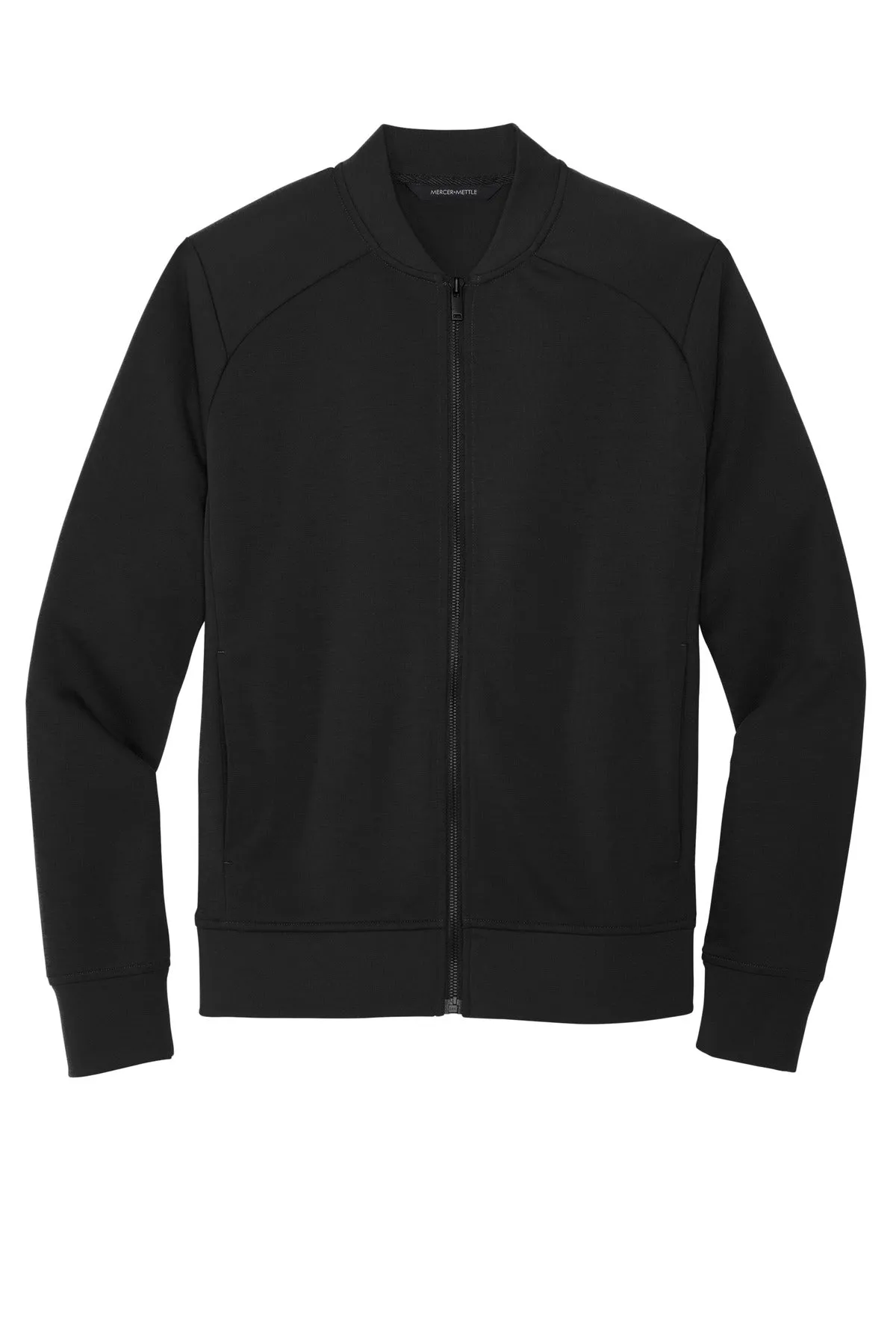 Mercer Mettle Double-Knit Bomber MM3000 Deep Black