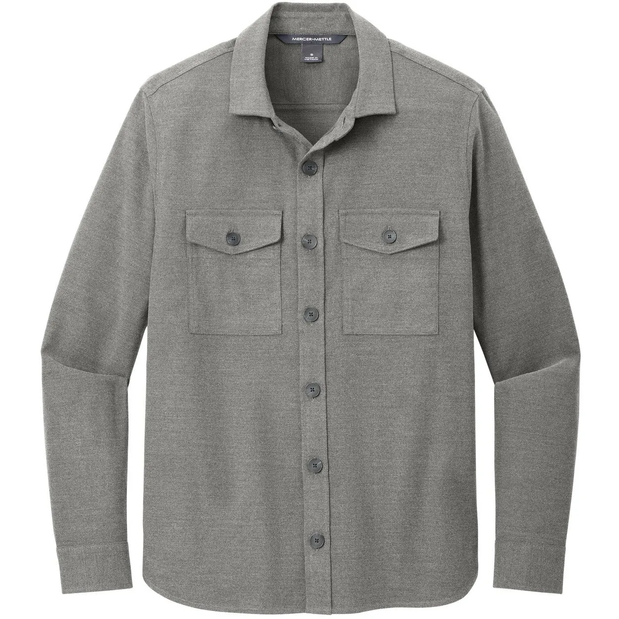 Mercer Mettle® Long Sleeve Twill Overshirt