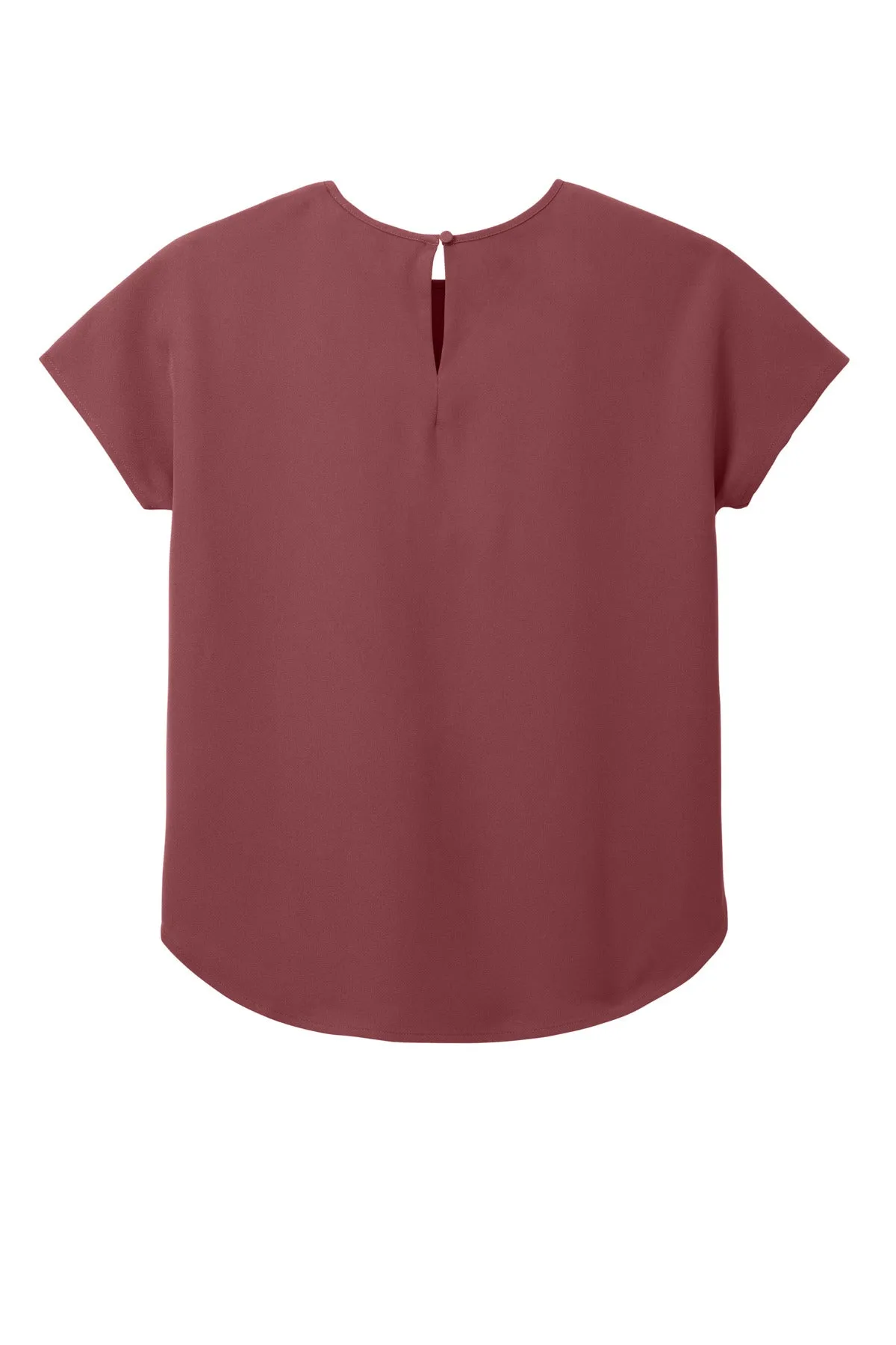 Mercer Mettle Women's Stretch Crepe Crew MM2015 Rosewood