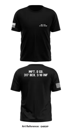 MFT, D Co, 317 BEB, 3/10 INF Store 1 Core Men's SS Performance Tee - q49SXP