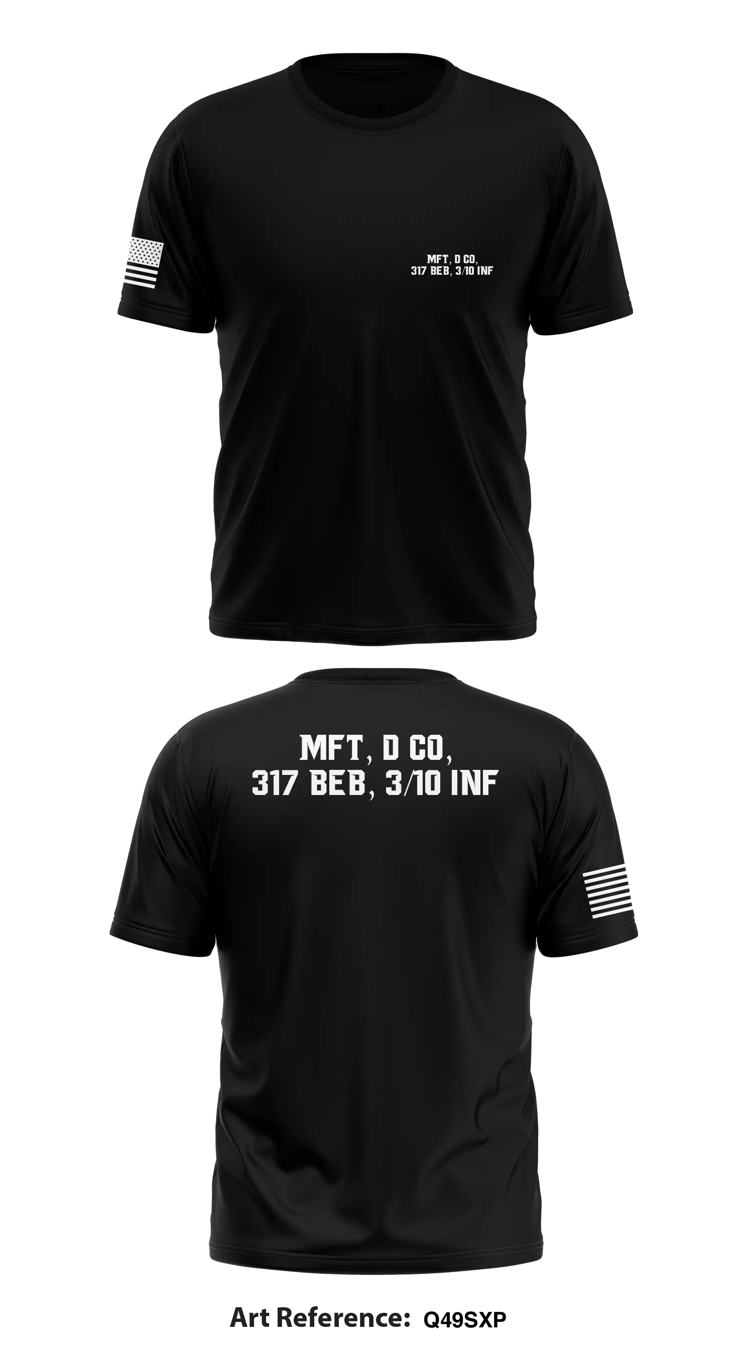 MFT, D Co, 317 BEB, 3/10 INF Store 1 Core Men's SS Performance Tee - q49SXP
